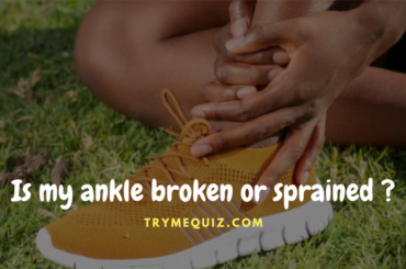 is my ankle broken or sprained