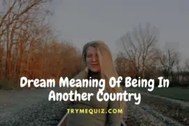 Dream Meaning Of Being In Another Country