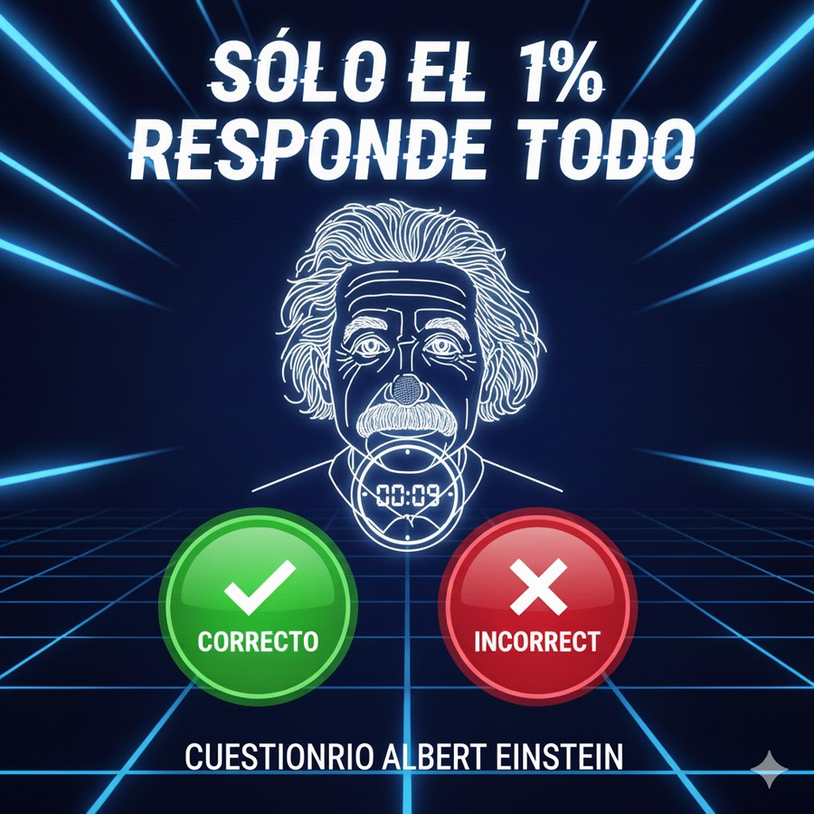 Cuestionario sobre Albert Einstein